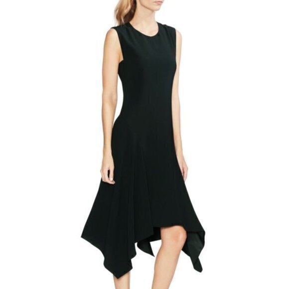 NEW Vince Camuto Handkerchief Hem Midi Dress - Picture 1 of 5